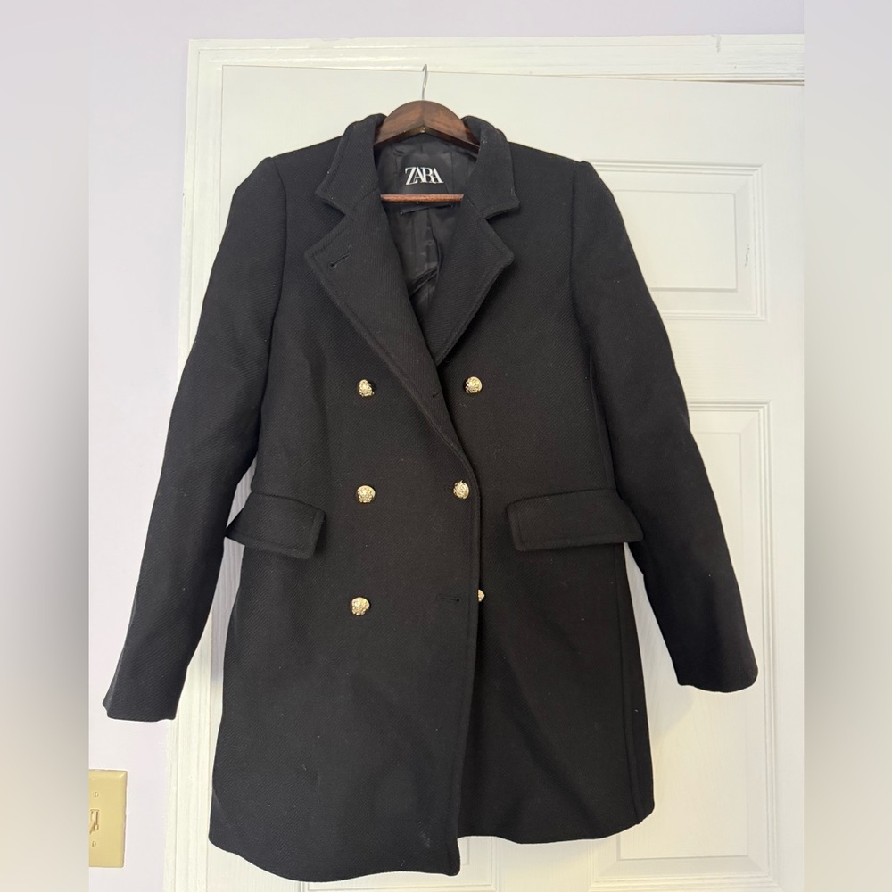Zara wool blend coat
